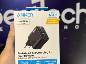 Kucni punjac anker Wall Charger AnkerZolo,70W,1xUSB-A-3xUSB-C,A1