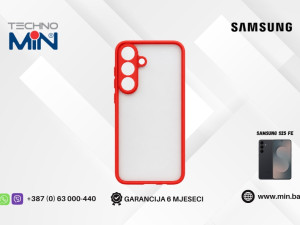 Frame Case Samsung Galaxy S25 FE zaštitna maskica, Crvena