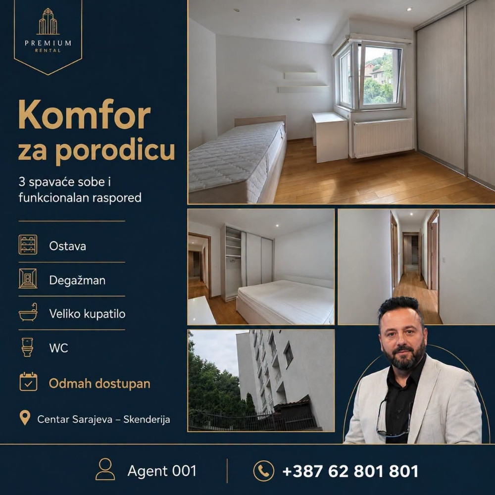 Najam 4soban stan Skenderija Sarajevo 29