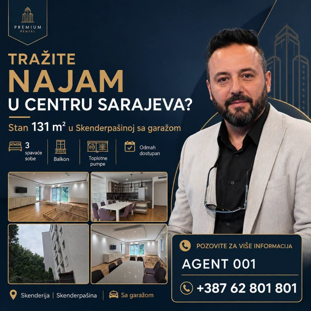 Najam 4soban stan Skenderija Sarajevo 24