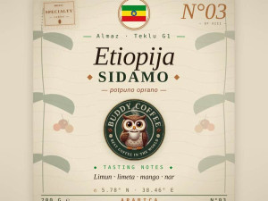 Buddy Coffee Ethiopia - Sidamo Almaz Teklu 200 g