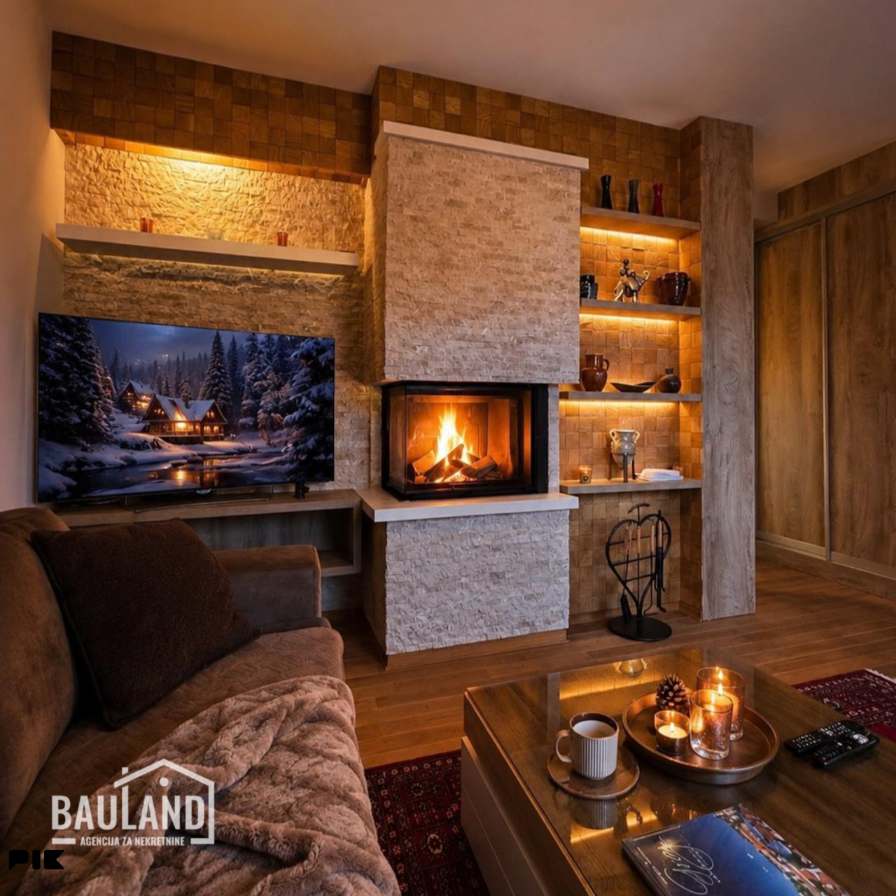 BAULAND/ Luksuzan apartman uz samu skijašku stazu/ Bjelašnica