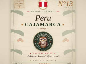 Buddy Coffee Peru Cajamarca HB MCM G1 200 g