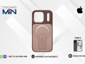 MagHolder Case Apple iPhone 15 zaštitna maskica, Brown