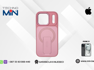 MagHolder Case Apple iPhone 15 zaštitna maskica, Pink