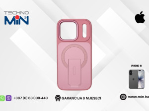 MagHolder Case Apple iPhone 16 zaštitna maskica, Pink