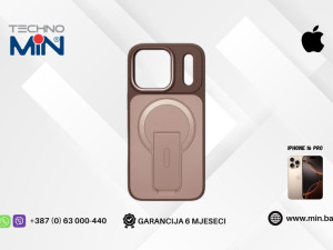 MagHolder Case Apple iPhone 16 Pro zaštitna maskica, Brown