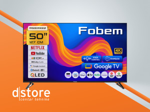 Fobem Televizor Smart QLED 1000Hz 4K UltraHD 50" dstore