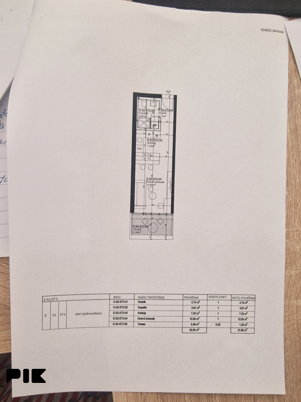 Roof Gardens | Apartman 27.96m2 | Trebević 16