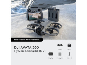 DJI Avata 360 Fly More Combo (DJI RC 2) Akcija do 14.08.