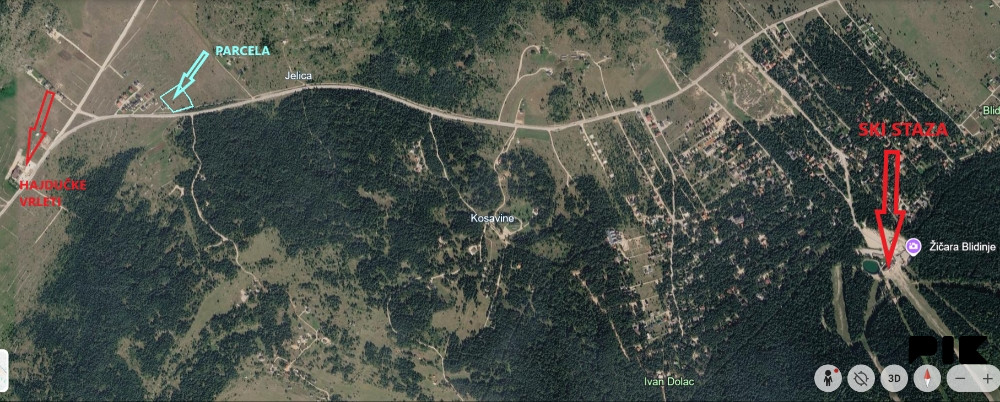Zemljiste ( PARCELE)  BLIDINJE 3