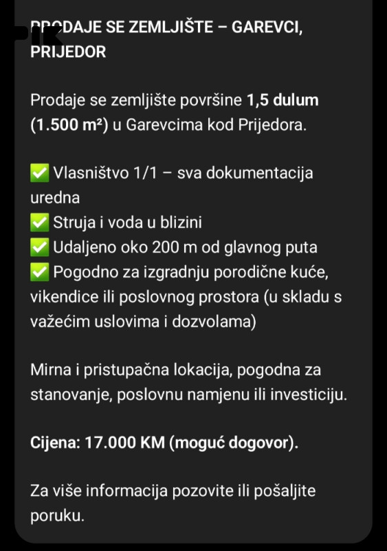Ostale nekretnine Prijedor