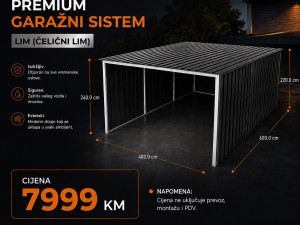 Montažni objekat Kozarska Dubica 24m2 GARAŽA