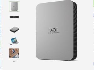 Seagate Lacie Mobile Drive 5TB USB-A USB-C STLP5000400 eksterni