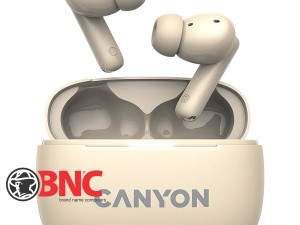CANYON headset OnGo TWS-10 ANC+ENC Beige