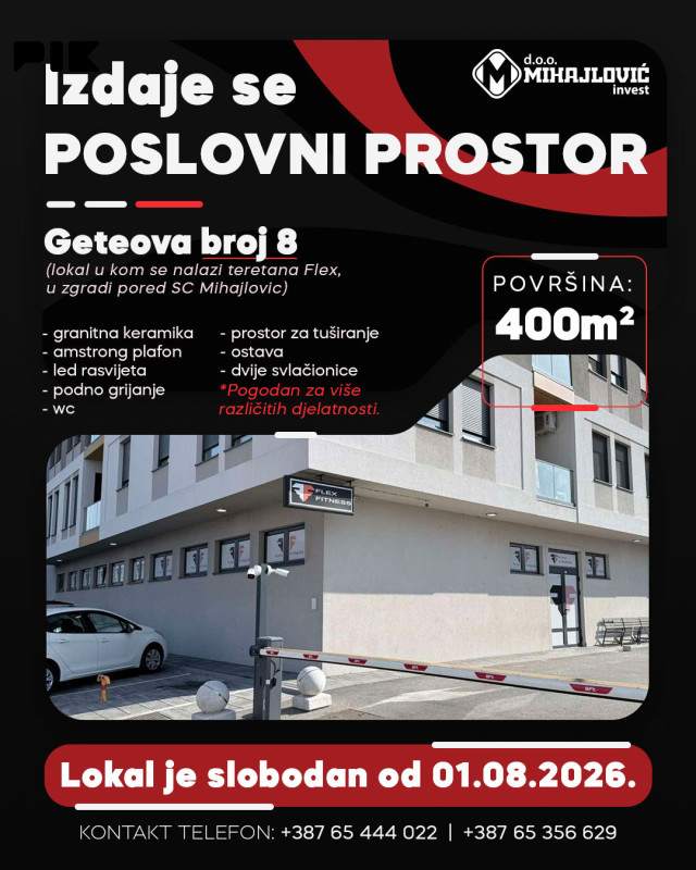 Poslovni prostor Bijeljina 400m2