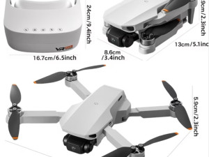RC Mania - Dron HD dual cameras, VR, FPV, sklopivi