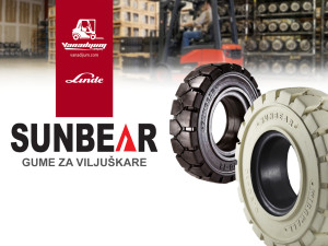NOVE pune gume za viljuškare - SUNBEAR - VANADIJUM COMPANY