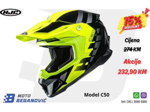 Kaciga HJC C50 MIRAGE MC3H veličina L