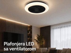Led plafonjera sa ventilatorom