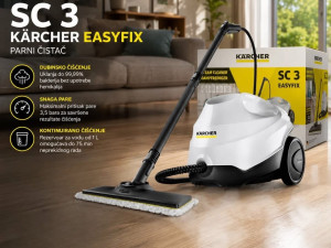 Karcher parocistac parni cistac SC 3 EasyFix Plus dubinsko