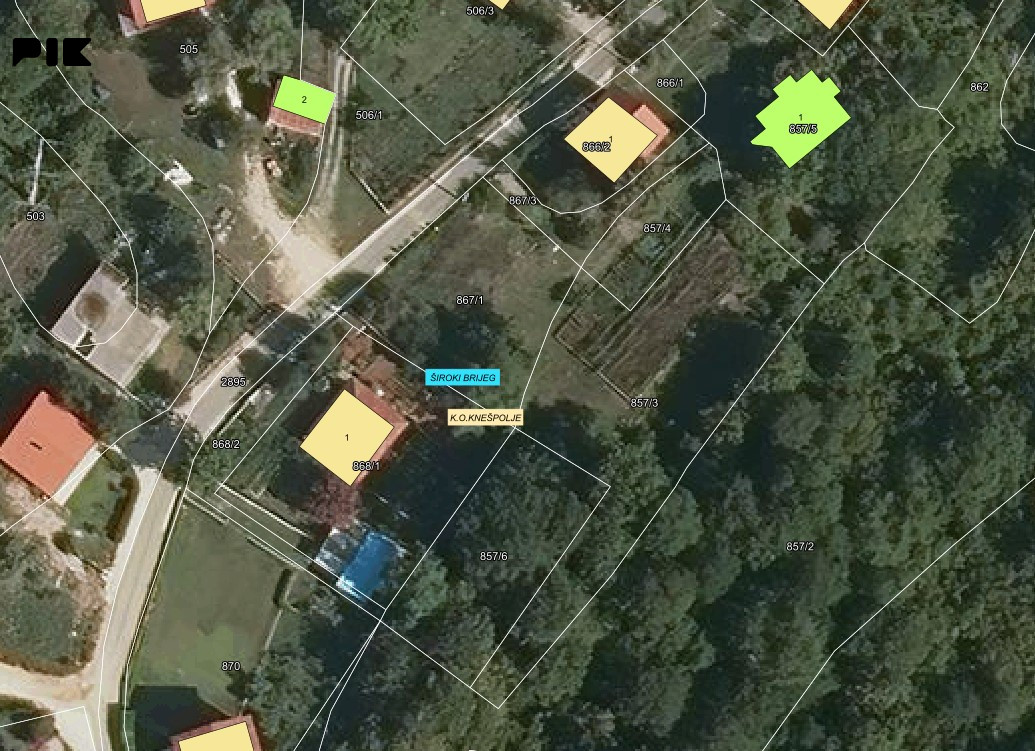 Zemljište / Plac / Parcela - Široki Brijeg 1800m2 Knešpolje 2