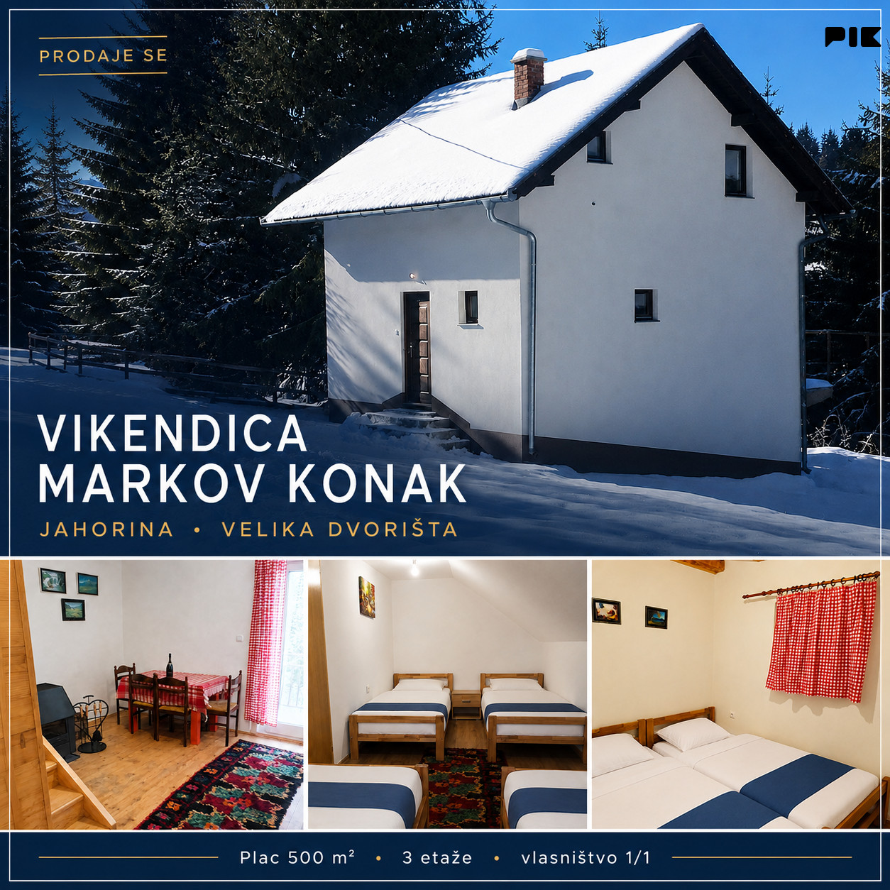 Vikendica Jahorina, Velika Dvorišta