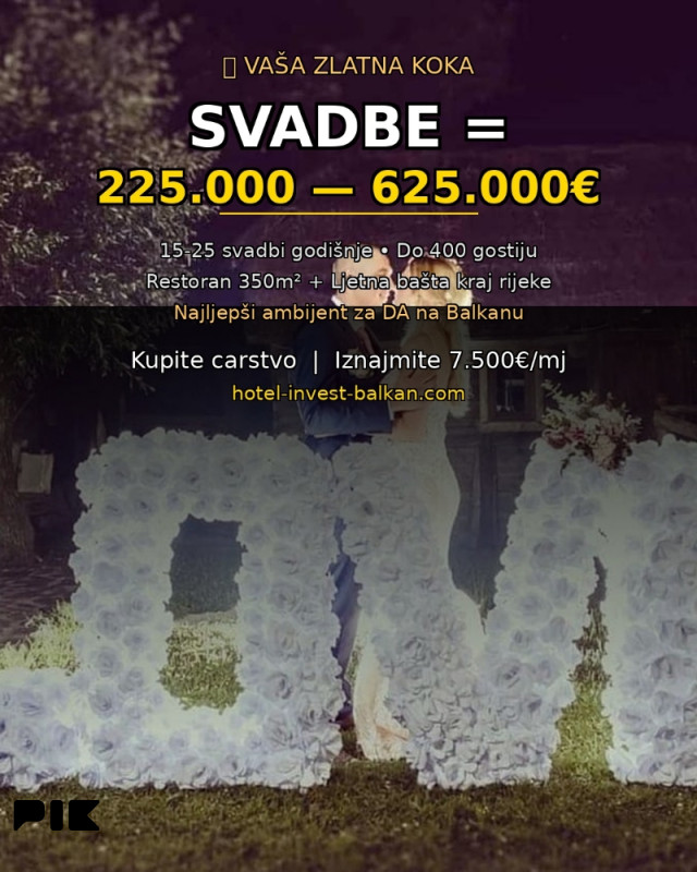 KUPITE VAŠE KRALJEVSTVO - hotelsko naselje, 12 kuća, restoran 4