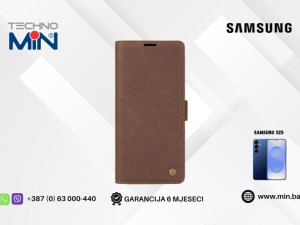Preklopna futrola Samsung Galaxy S25, Brown