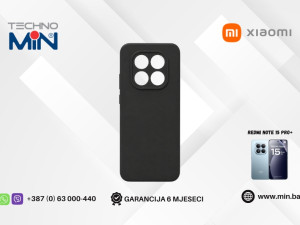 Xiaomi Redmi Note 15 Pro+ Silikonska zaštitna maskica, Crna