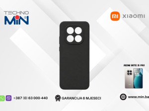 Xiaomi Redmi Note 15 Pro Silikonska zaštitna maskica, Crna