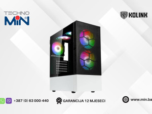 Kolink Observatory MX Mesh Mid Tower, 5x ARGB ventilator ATX Crna