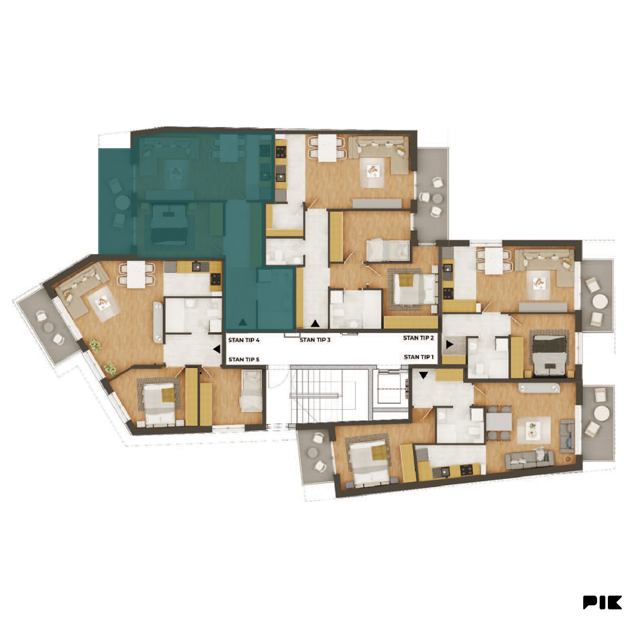Stan Banja Luka 53.95m2 3
