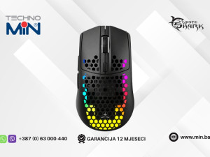 White Shark CADOR WGM-5020 Wireless Gaming miš 10000 DPI RGB Crni