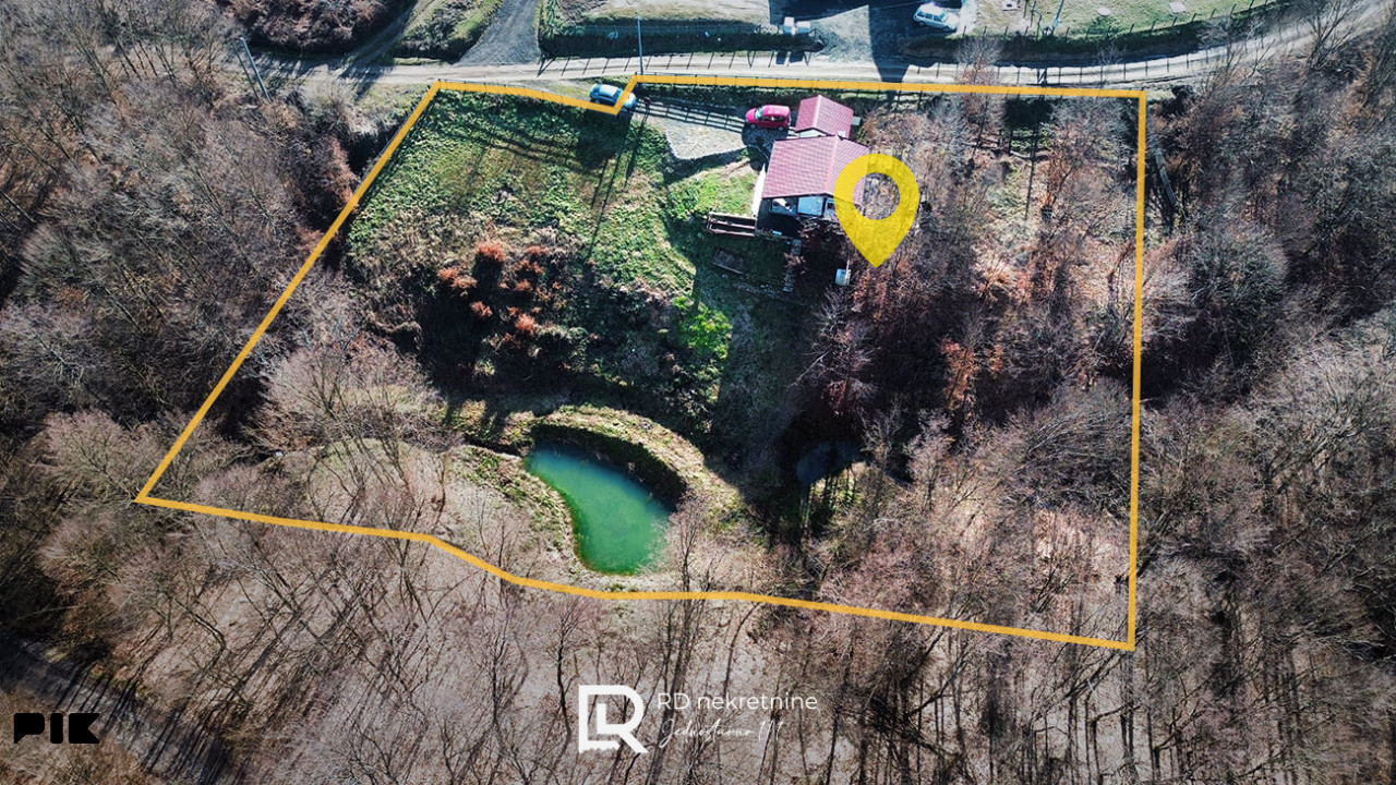 Na prodaju montažna vikendica 30m2, na placu 3458m2, Malo Blaško 5