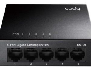 Switch CUDY GS105, 5-Port Gigabit Metal Switch