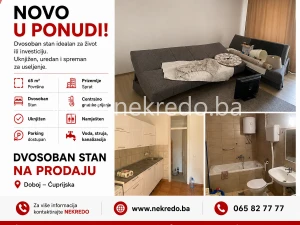 Stan Doboj 65m2 U ĆUPRIJSKOJ ULICI
