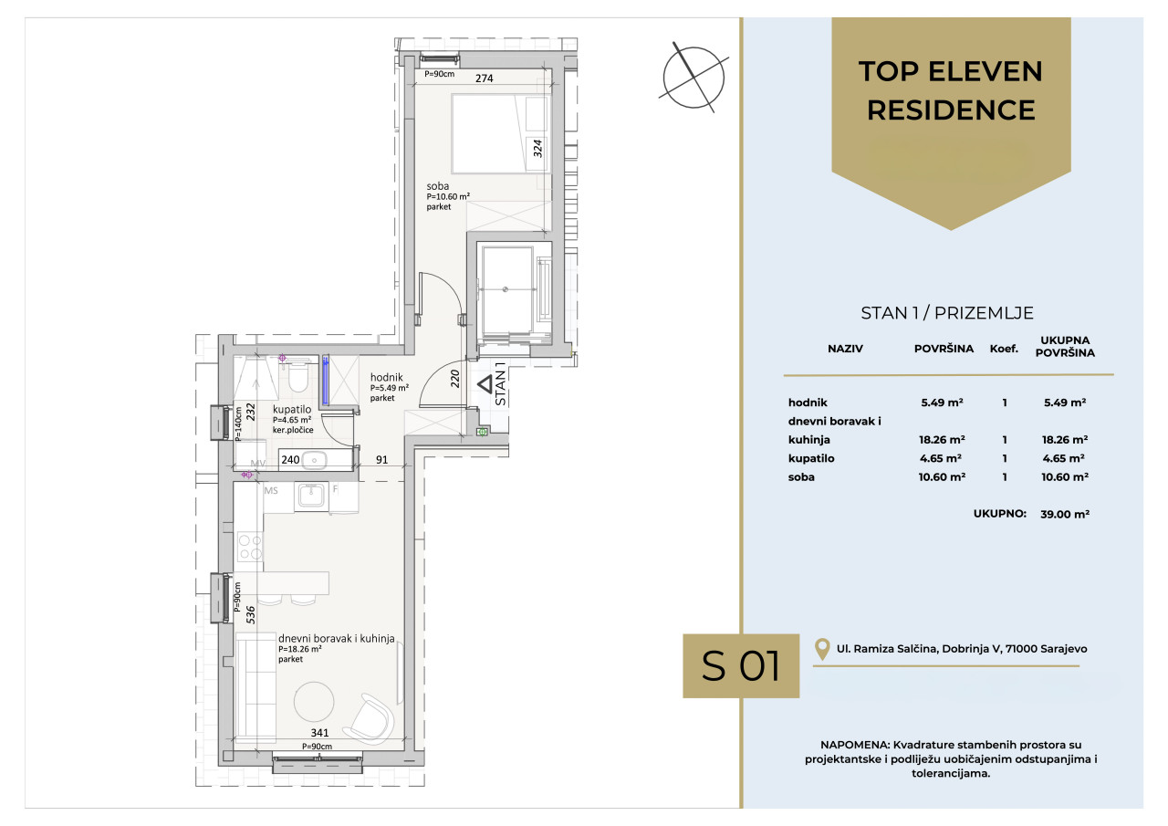 Stan - Novogradnja - Novi grad - Dobrinja - od 39 do 82 m2 18