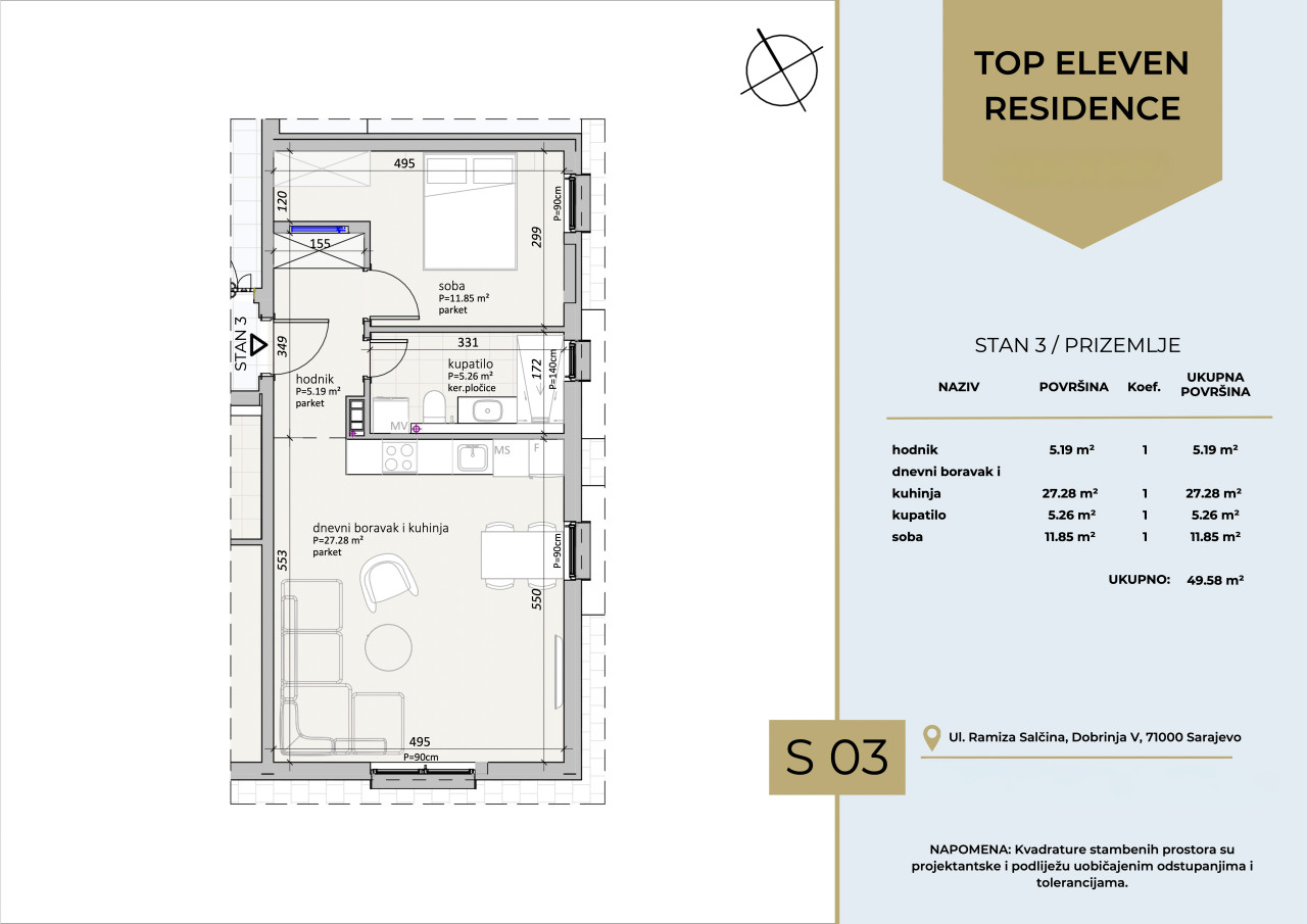 Stan - Novogradnja - Novi grad - Dobrinja - od 39 do 82 m2 20