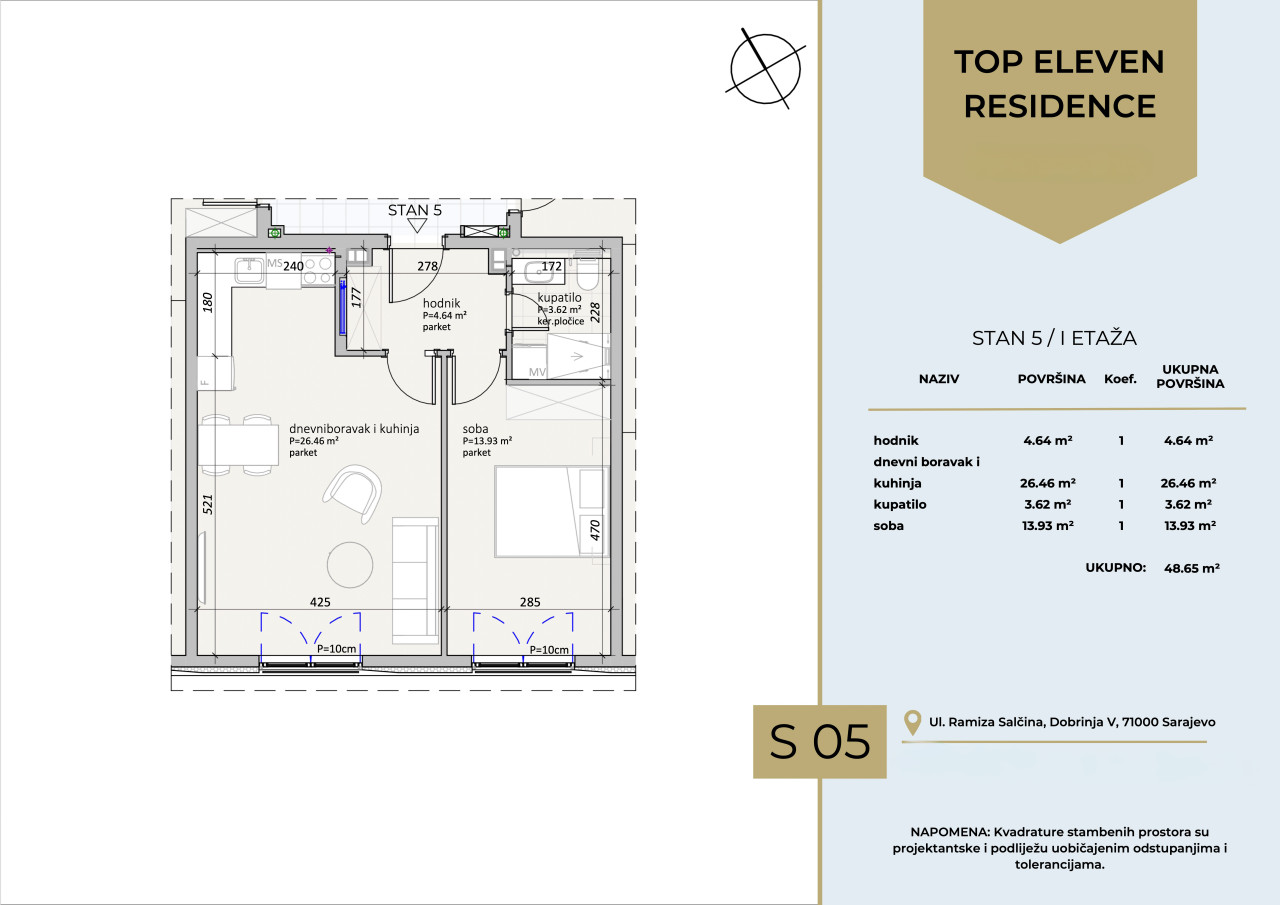 Stan - Novogradnja - Novi grad - Dobrinja - od 39 do 82 m2 22