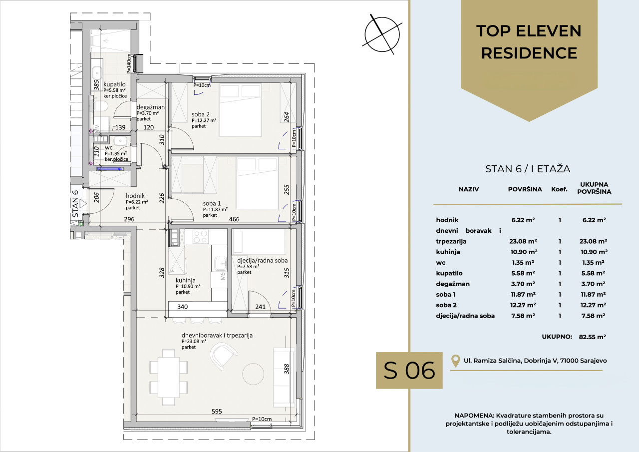 Stan - Novogradnja - Novi grad - Dobrinja - od 39 do 82 m2 23