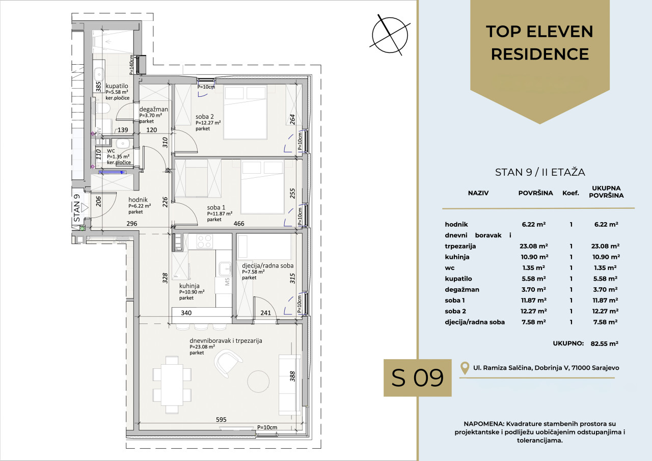 Stan - Novogradnja - Novi grad - Dobrinja - od 39 do 82 m2 26
