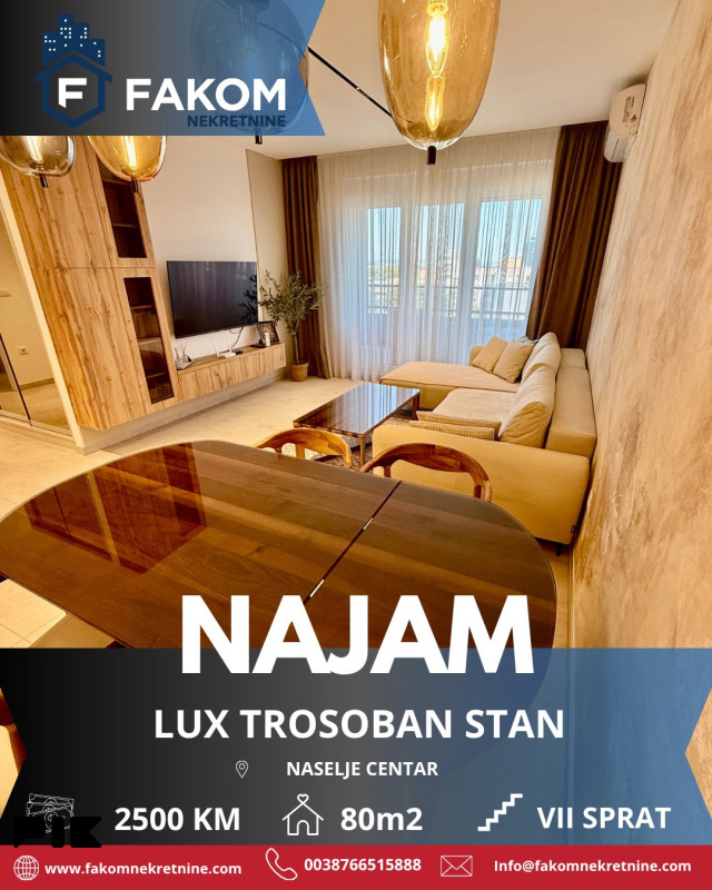 Ekskluzivan luksuzan trosoban stan u SPO Palata