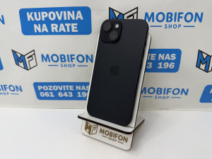 Apple iPhone 15 256 GB 100% baterija