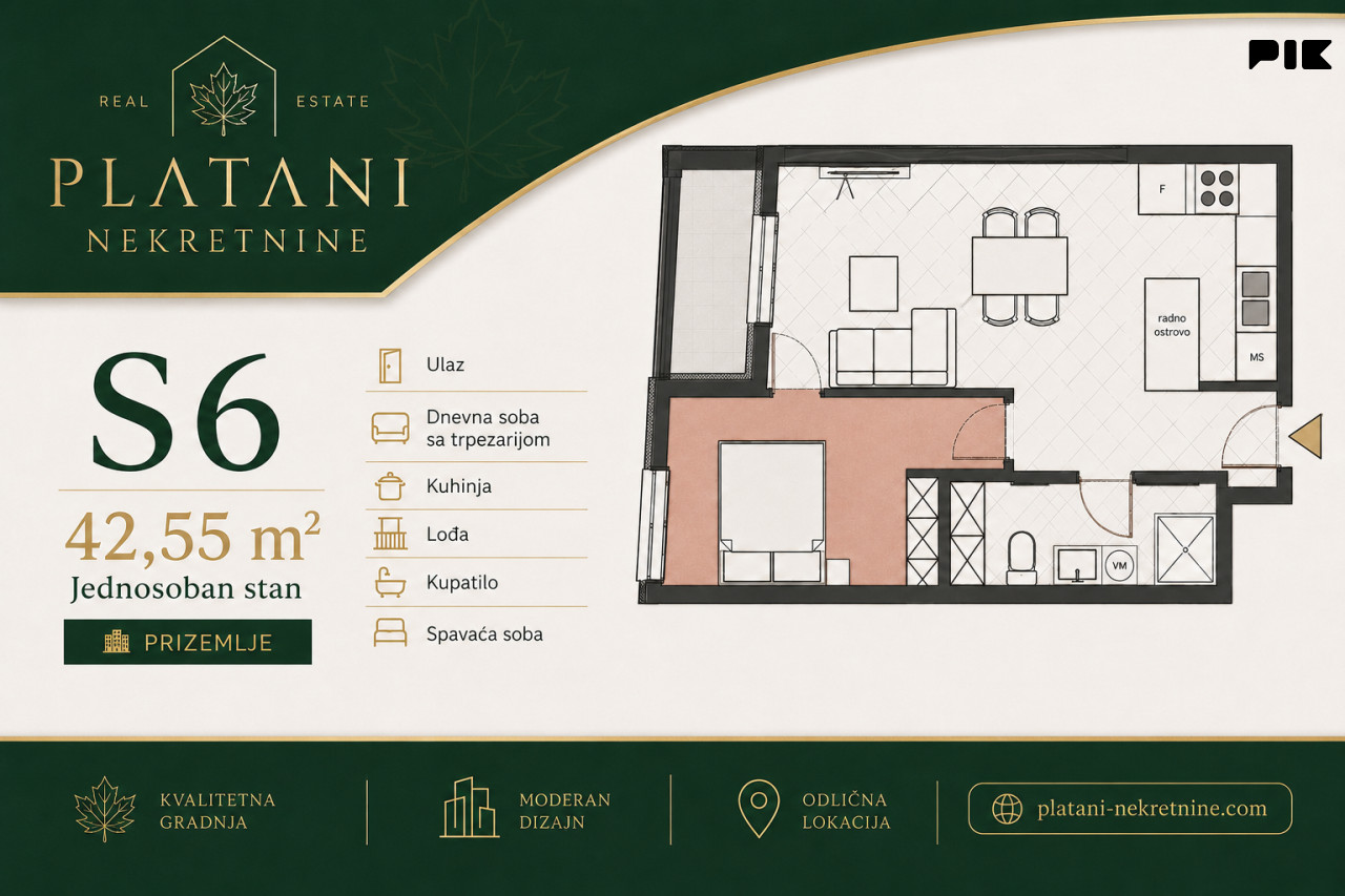 Stan Trebinje 42m2