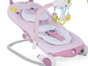 LEZALJKA LJULJASKA Za Bebe  CHICCO  baloon  0-18 KG MISS PINK