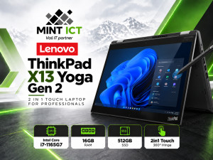 Lenovo ThinkPad X13 Yoga Gen 2 i7-1165G7; 16GB; 512GB; 2in1 Touch