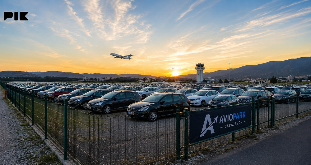 NAJAM PARKING PLACA ZA FIRME I RENT A CAR AERODROM SARAJEVO