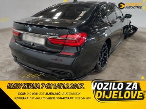 DIJELOVI BMW SERIJA 740Ld G11/G12 2017. MJENJAC MOTOR B57D30T0