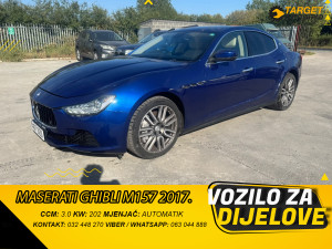 DIJELOVI MASERATI GHIBLI 3.0 DIZEL 2017. MJENJAC MOTOR M15746D